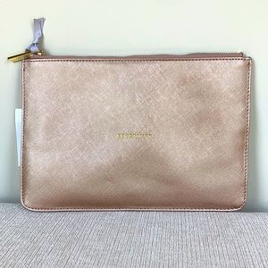 NWT Katie Loxton London “Be Brilliant”metallic pouch